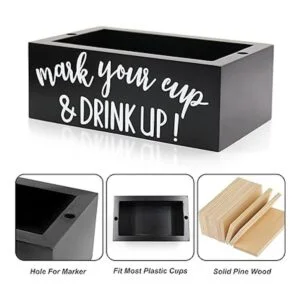 Soporte doble individual para tazas de fiesta organizador_3