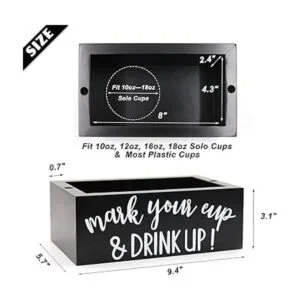 Soporte doble individual para tazas de fiesta organizador_2