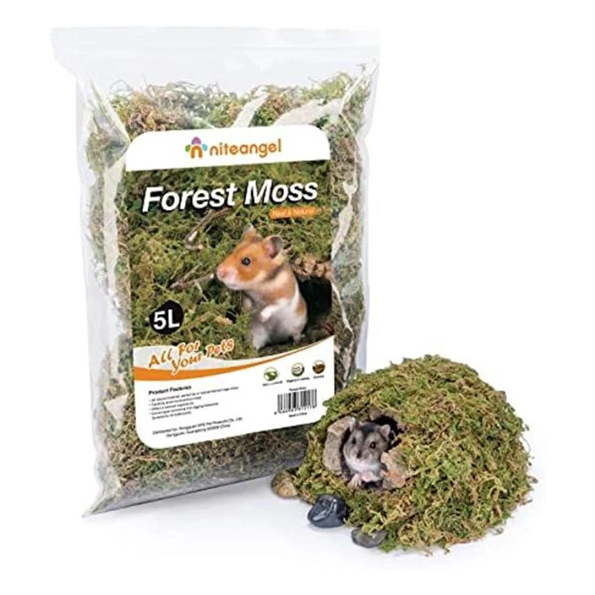 Niteangel Ropa de cama de musgo forestal suave y natural_1