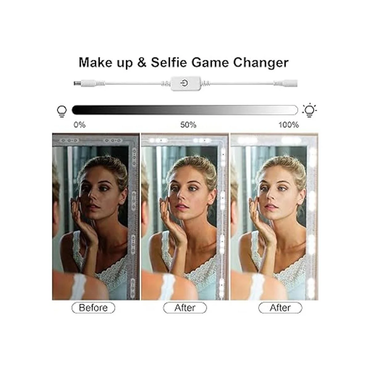 LPHUMEX Hollywood Glam Kit de luces LED de tocador_3