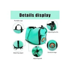 AWOOF Bolsa de aseo para gatos bolsa de baño ajustable_5