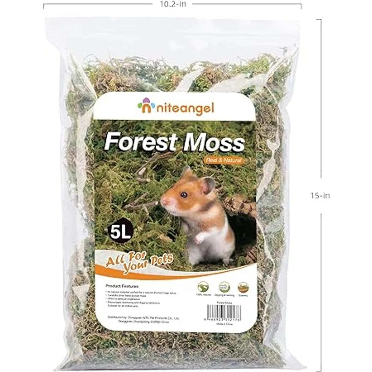 Niteangel Ropa de cama de musgo forestal suave y natural_5