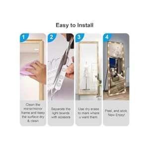 LPHUMEX Hollywood Glam Kit de luces LED de tocador_6