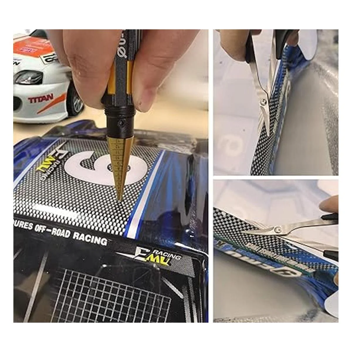 HOPLEX Juego de escariador de cuerpo RC de 0 a 0.551 in_6