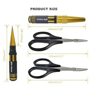 HOPLEX Juego de escariador de cuerpo RC de 0 a 0.551 in_2