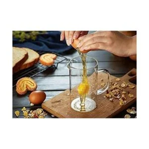 Vasos medidores de vidrio de 1 litro con tapa jarra_2