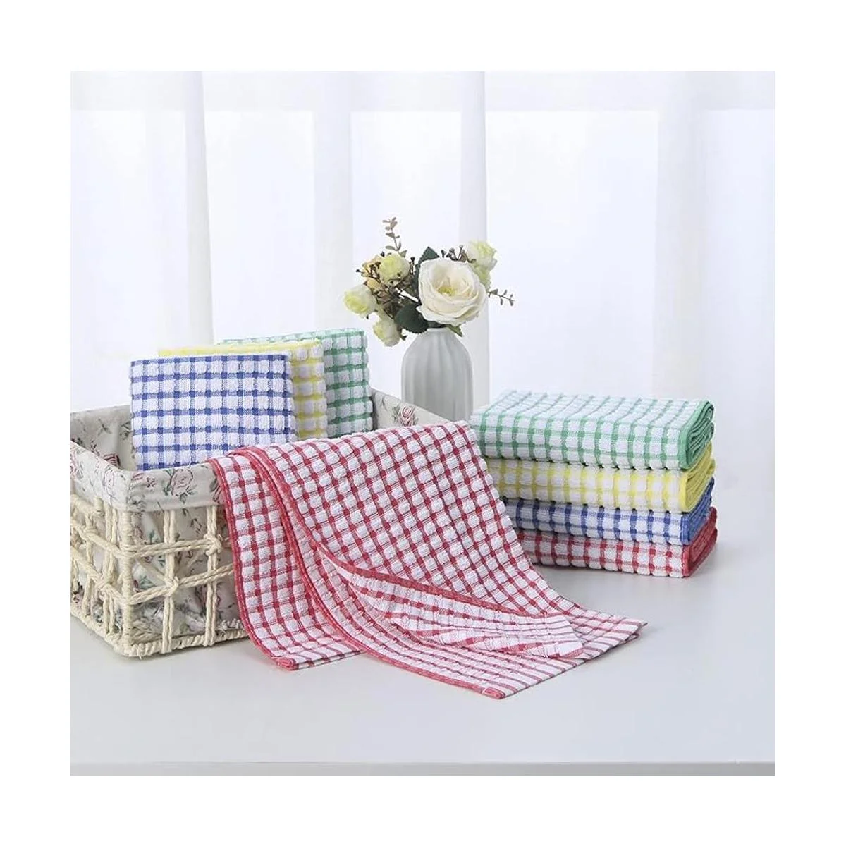 Oeleky Toallas de cocina de 15 x 26 pulgadas paquete de 8_6