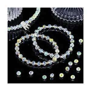Highergo 500 cuentas de cristal Rondelle AB de 0.315 in_3