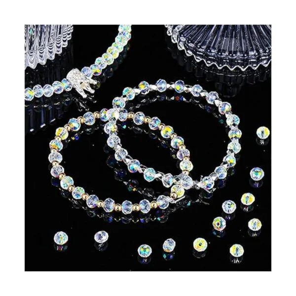 Highergo 500 cuentas de cristal Rondelle AB de 0.315 in_3