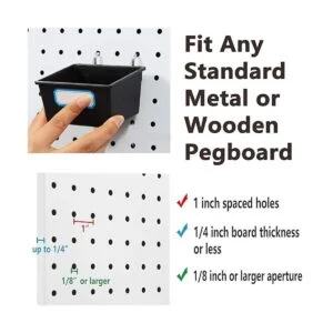 Ganchos para tablero de clavijas con contenedores_4