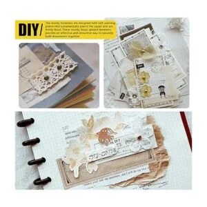 Mardatt t Juego de 1200 piezas de 5 tamaños de mini brads_6