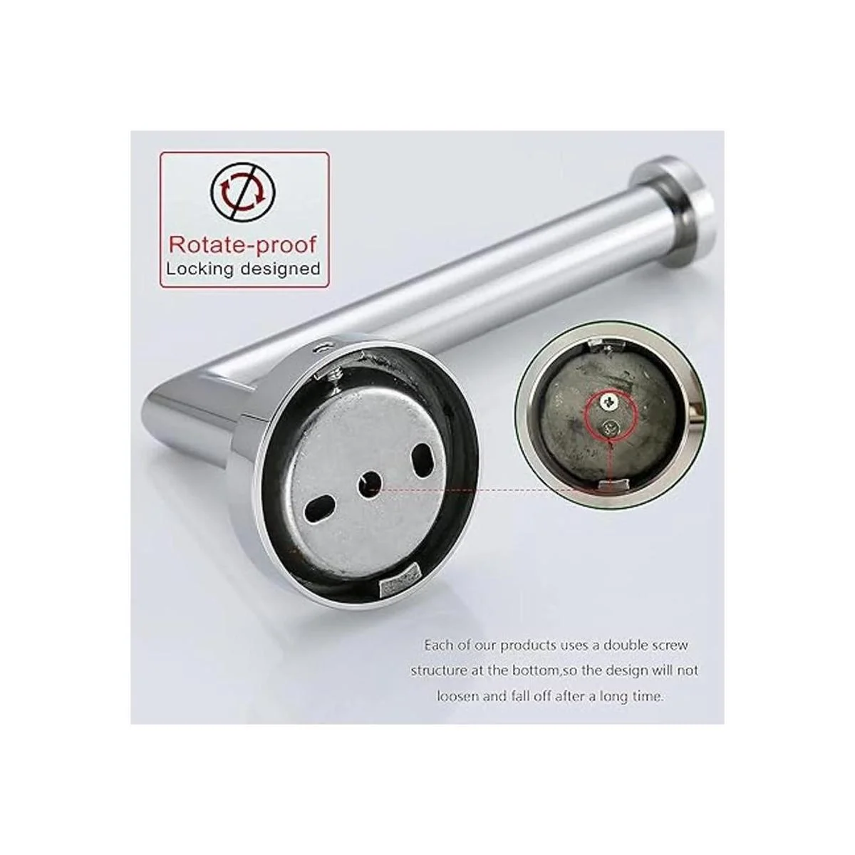 SWHYGER SUS304 Soporte para papel higiénico cromado_3