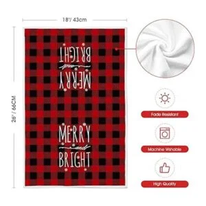 Artoid Mode Juego de 4 toallas de cocina y platos de_6