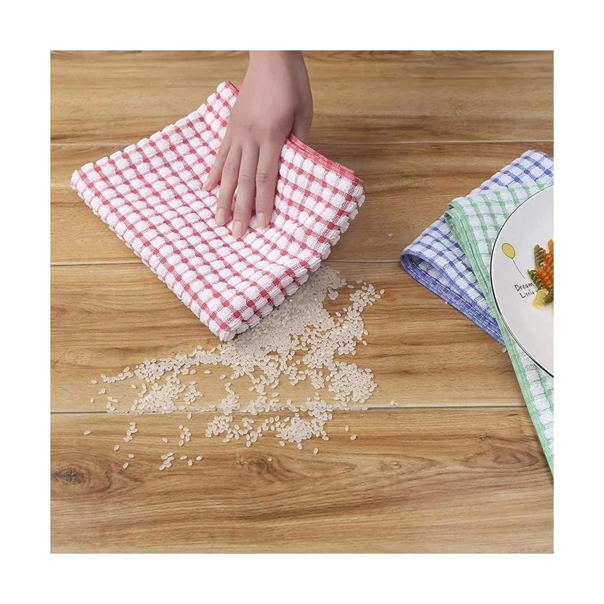 Oeleky Toallas de cocina de 15 x 26 pulgadas paquete de 8_7