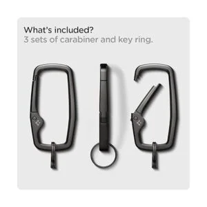 Spigen Carabiner Clips D Ring Spring Snap Hook Keyring_7