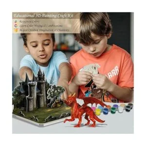 Juego de manualidades de arte para niños kit de pintura_2