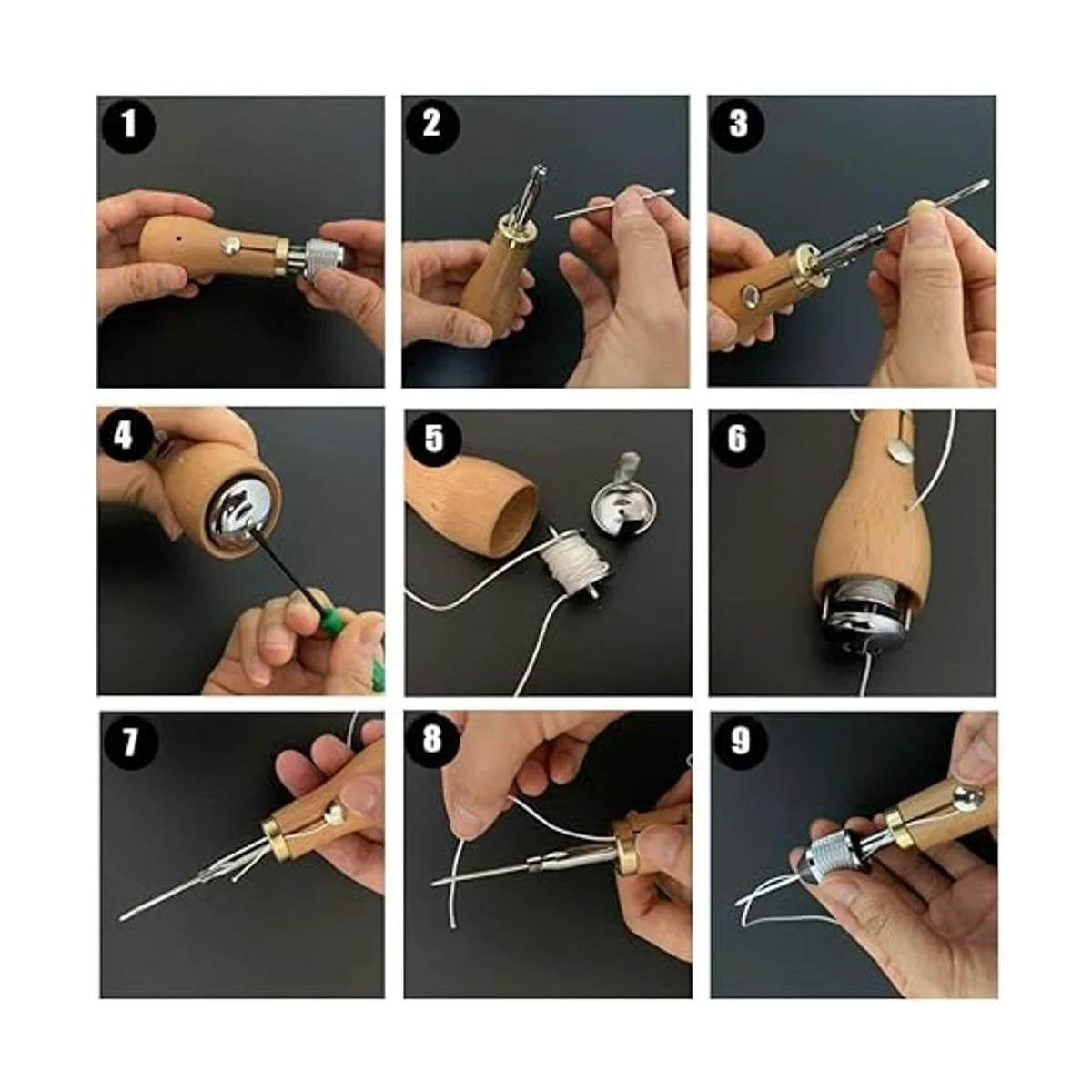 Kit de herramientas de reparación portátil de 12 piezas_2