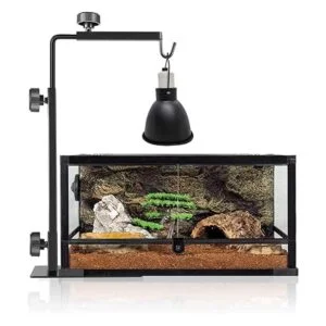 BOURDSERK Reptile Lamp Stand Adjustable 1631 Inch Domes_5