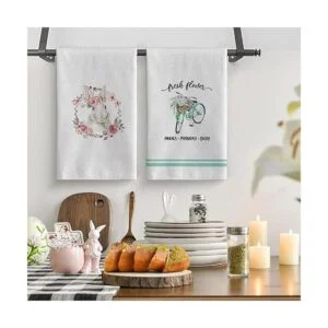 Artoid Mode Juego de 4 toallas de cocina con huevos de_3