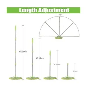 Kit de fregona de lavado de coches de 62 pulgadas cepillo_2