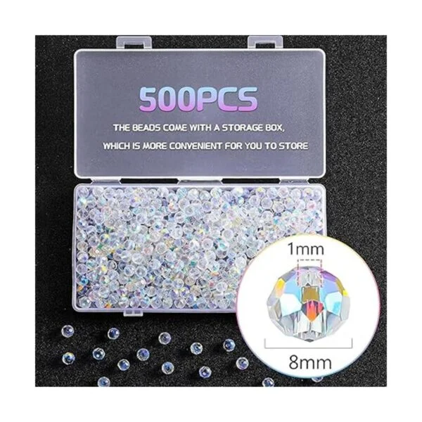 Highergo 500 cuentas de cristal Rondelle AB de 0.315 in_2
