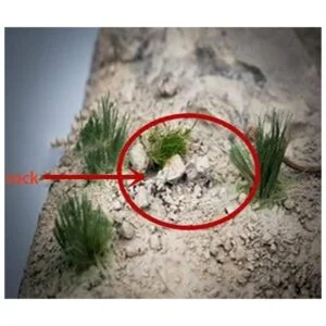 Juego de 3 piezas de madera de guijarros de roca en_6