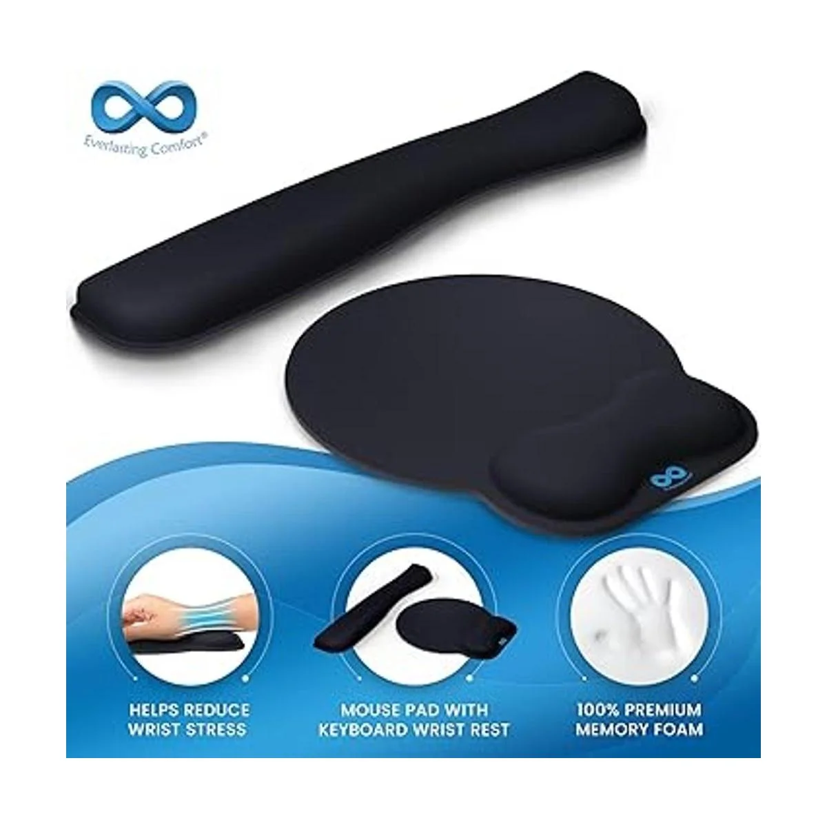 Everlasting Comfort Alfombrilla de mouse con soporte de_3