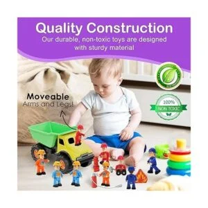 Juego de 10 figuras de juguete para personas Ayudantes_5