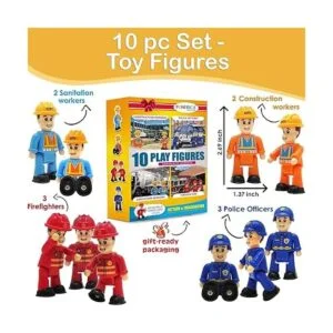 Juego de 10 figuras de juguete para personas Ayudantes_3