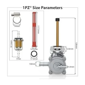 1PZ VT2C03 Interruptor de válvula de combustible con_3