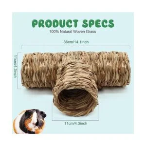 BWOGUE Túnel de hierba de hámster juguete Natures_2