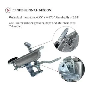 L8815 Caja de herramientas con pestillo de mango en T con_5