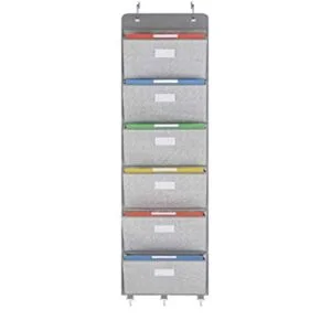 Organizador de archivos sobre la puerta 6 bolsillos_1