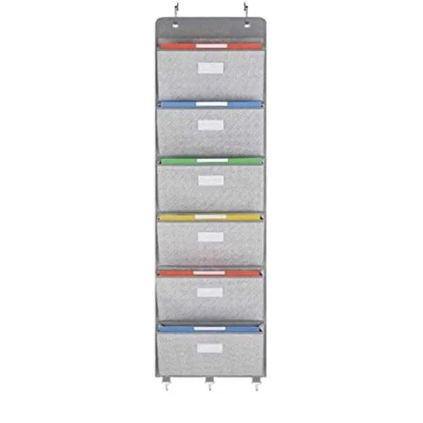 Organizador de archivos sobre la puerta 6 bolsillos_1