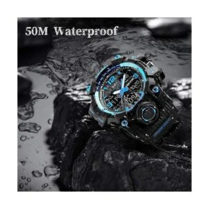 LYMFHCH Reloj deportivo analógico para hombre LED_3