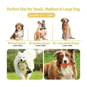Zeaxuie Juguetes resistentes de lujo para perros_7