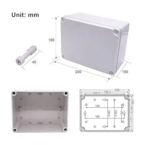 Twidec Caja de conexiones IP67 impermeable a prueba de_3