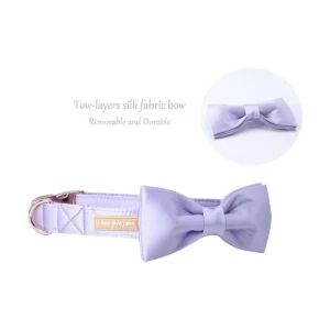 Unique style paws Collar de perro con pajarita y corbata_3