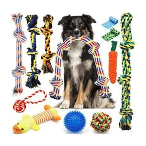 Zeaxuie Juguetes resistentes de lujo para perros_1