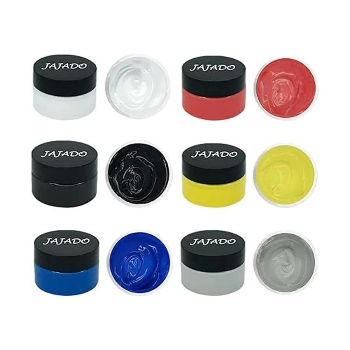 JAJADO Juego de 6 botellas de tinta de pasta de tiza de_1