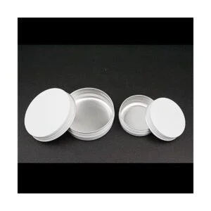 32 piezas de tapa de rosca redonda de aluminio latas de_3