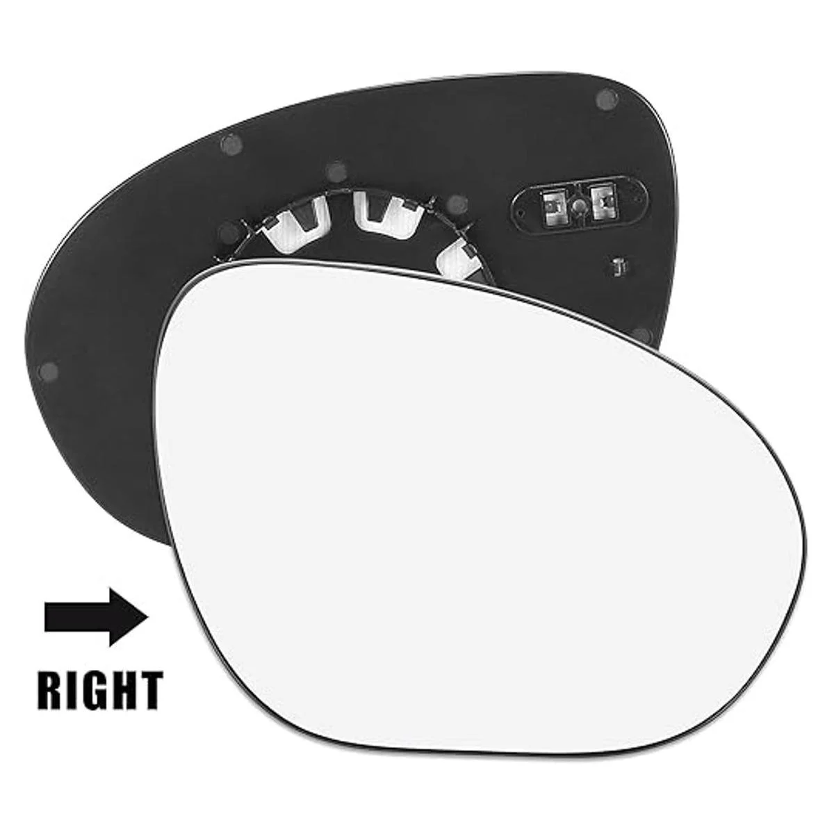 X AUTOHAUX Espejo retrovisor de coche de repuesto con_2