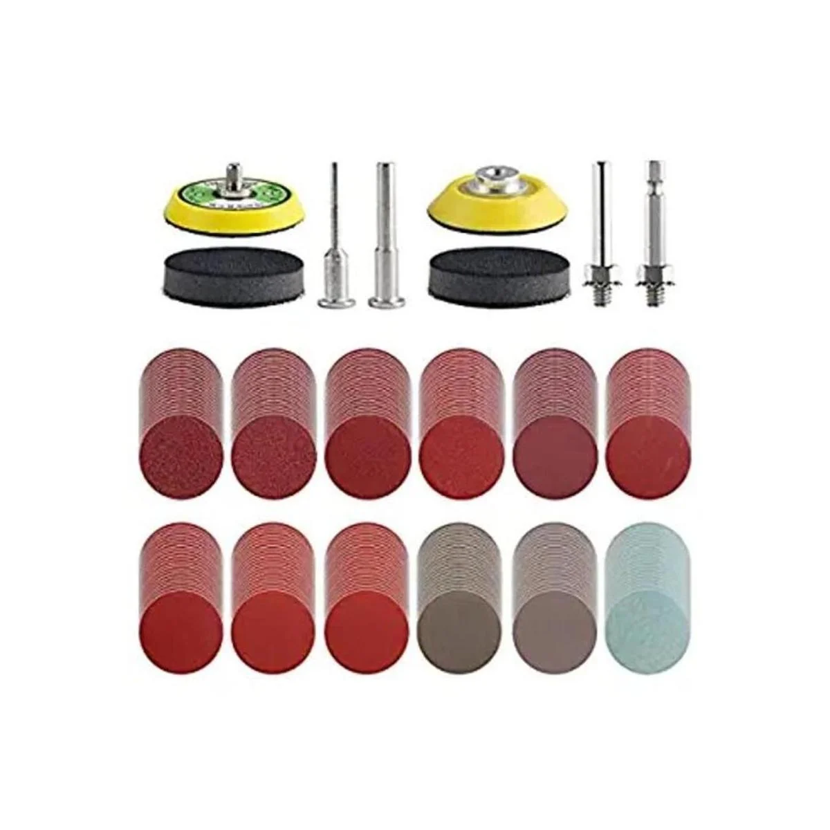 Tshya Juego de 240 discos de lijado de 2 pulgadas para_1