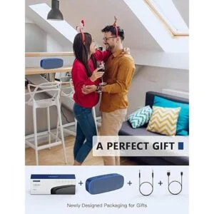 LENRUE Altavoz Bluetooth altavoz portátil inalámbrico con_6