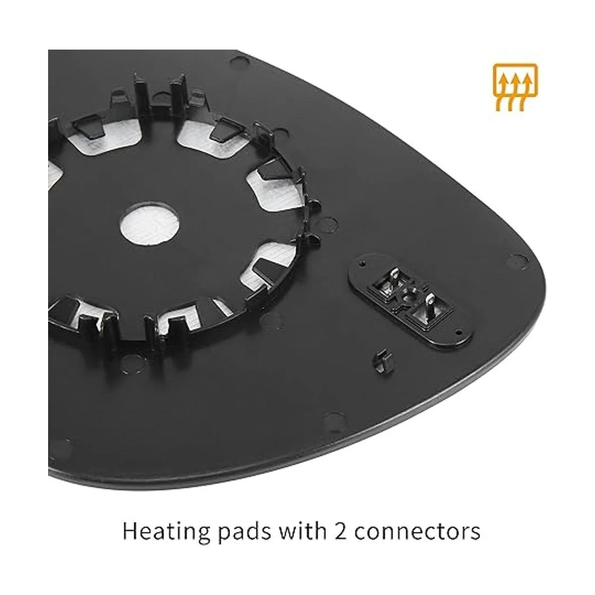 X AUTOHAUX Espejo retrovisor de coche de repuesto con_6