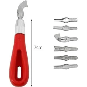 WerkWeit 12 piezas Bloques de tallado de goma con_7