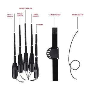 Dedos articulados de Halloween extensiones de dedos_6