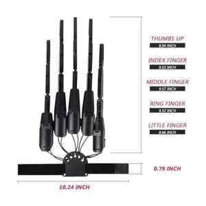 Dedos articulados de Halloween extensiones de dedos_5