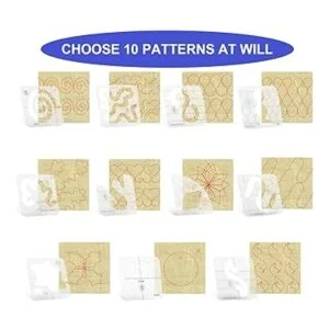 Juego de 12 plantillas de acolchado de movimiento libre_3