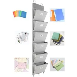 Organizador de archivos sobre la puerta 6 bolsillos_2